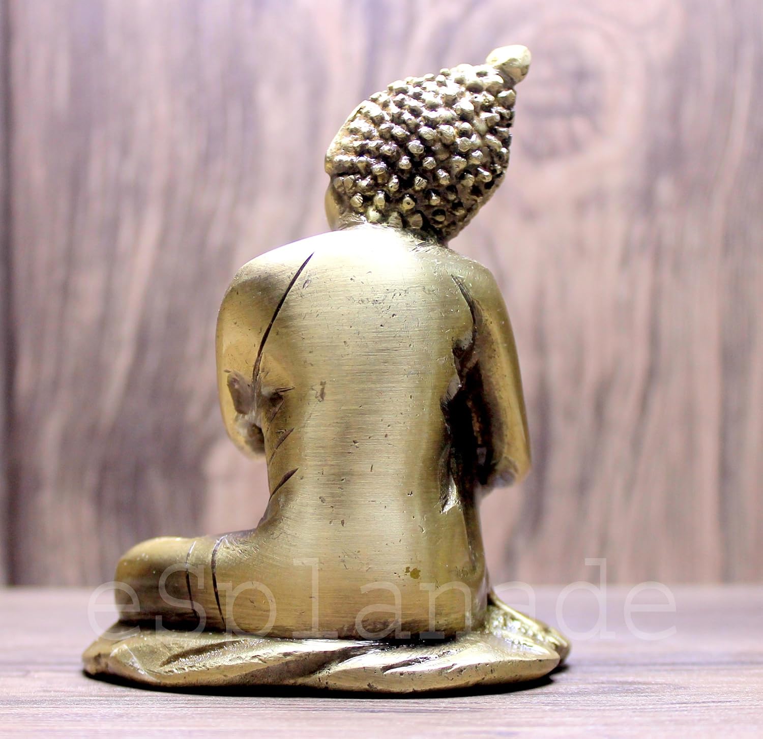 1759519869_Esplanade-Buddha-Statue-for-Home-Decor-Brass-Resting-Buddha-Showpiece-for-Living-Room-Meditation-Office-Desk-Shelf-Tibetan-Buddhist-Idol-Zen-and-Yoga-Figurine-Housewarming-Gifts.jpg Esplanade Buddha Statue for Home Decor | Brass Resting Buddha Showpiece for Living Room, Meditation, Office Desk, Shelf | Tibetan Buddhist Idol | Zen and Yoga Figurine | Housewarming Gifts - Image 7