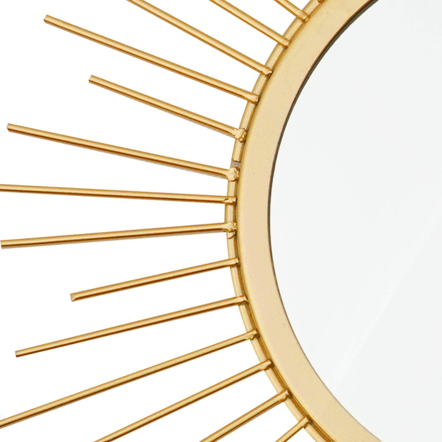 1759520072_3-Pack-Metal-Mirrors-for-Wall-Sunburst-Wall-Mirrors-Home-Decor-Decorative-Hanging-Wall-Art-for-Living-Room-Bedroom-Entryway-Gold-FlowerSunburst.jpg 3 Pack Metal Mirrors for Wall Sunburst Wall Mirrors Home Décor Decorative Hanging Wall Art for Living Room Bedroom Entryway (Gold, Flower+Sunburst) - Image 3