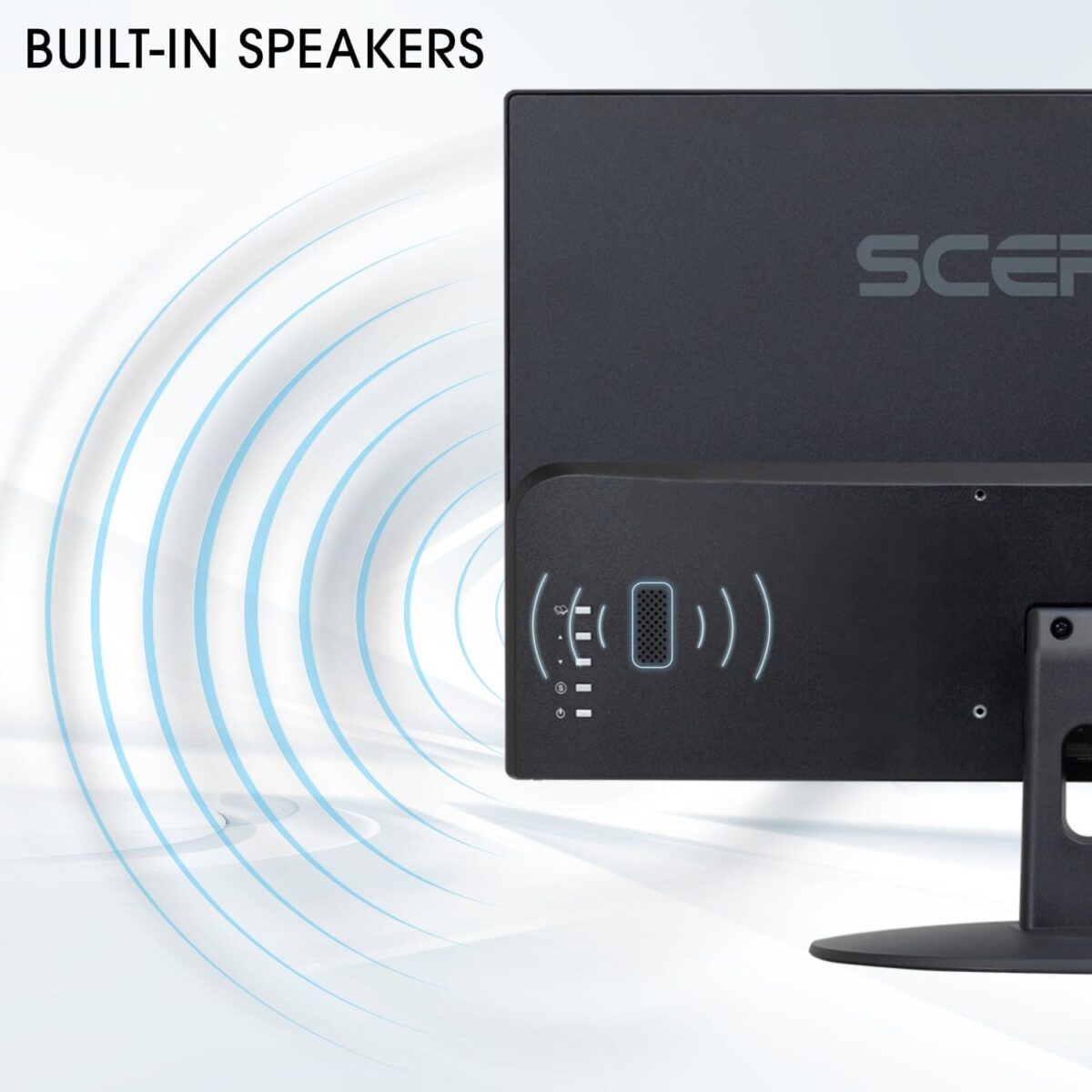 Sceptre 24-inch Professional Thin 1080p LED Monitor 99% sRGB 2x HDMI VGA Build-in Speakers, Machine Black (E248W-19203R Series) - Image 8