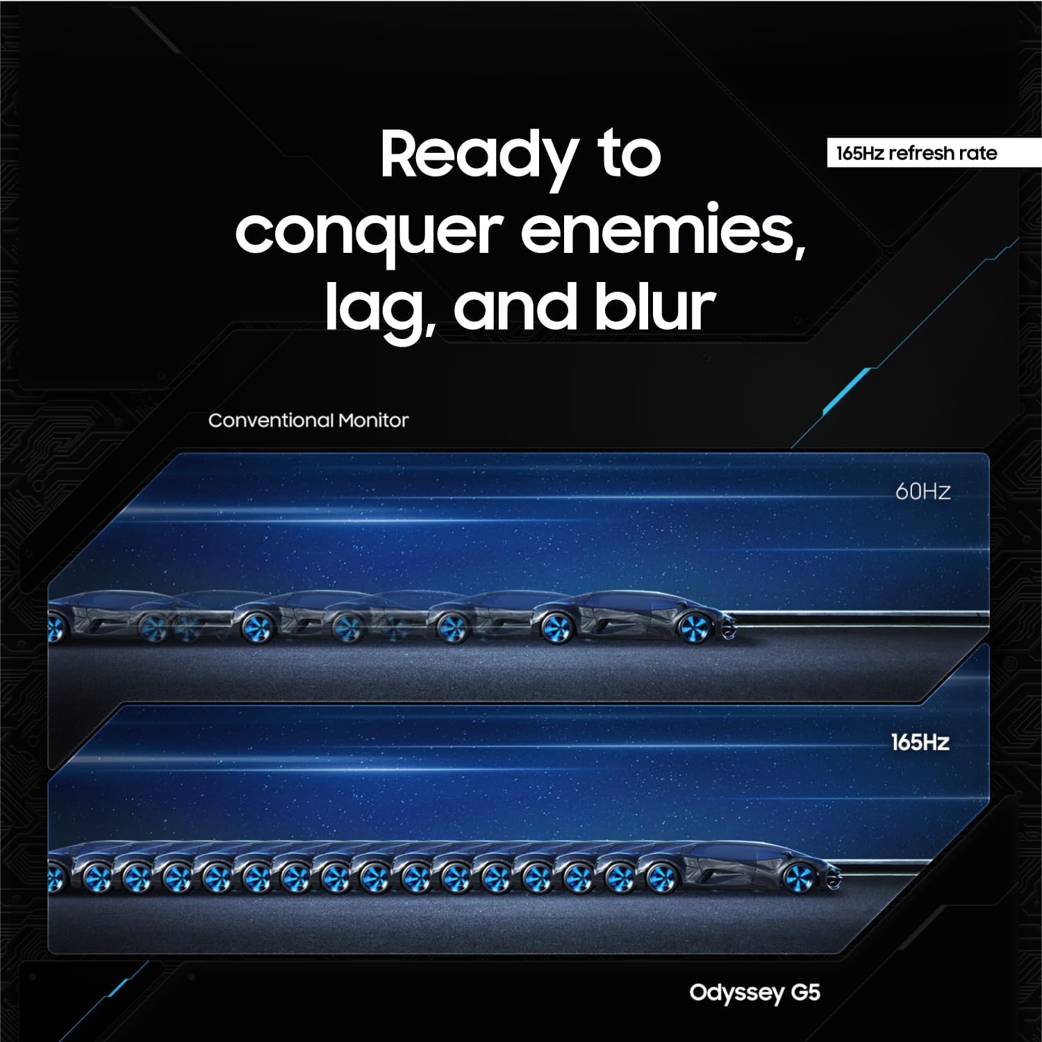 1759520306_SAMSUNG-34-Odyssey-G5-Ultra-Wide-Gaming-Monitor-with-1000R-Curved-Screen-165Hz-1ms-FreeSync-Premium-Large-Display-Eye-Comfort-Multiple-Ports-WQHD-LC34G55TWWNXZA-Black.jpg SAMSUNG 34' Odyssey G5 Ultra-Wide Gaming Monitor with 1000R Curved Screen, 165Hz, 1ms, FreeSync Premium, Large Display, Eye Comfort, Multiple Ports, WQHD, LC34G55TWWNXZA, Black - Image 5