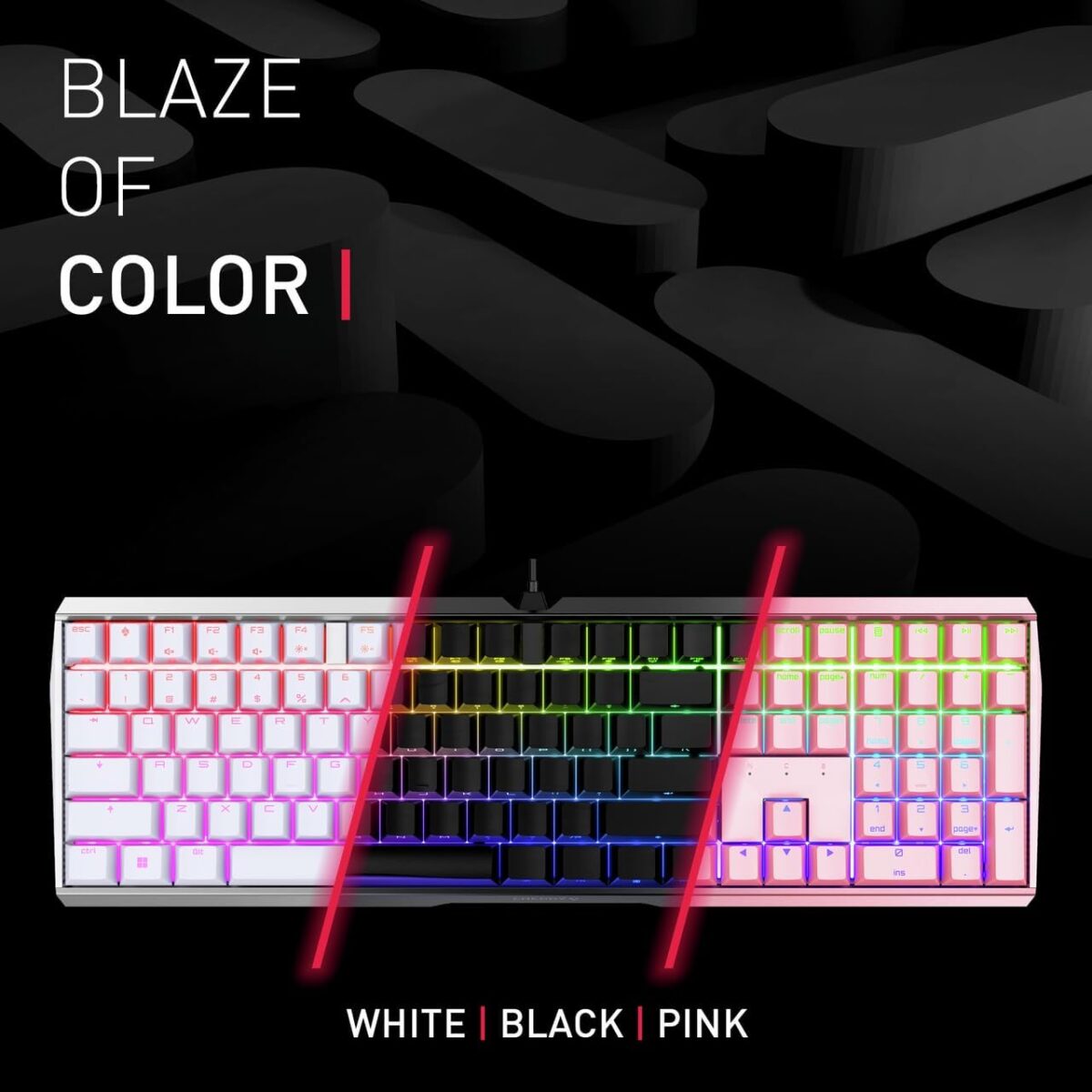 CHERRY MX Board 3.0 S Wired Mechanical Keyboard Aluminum Housing MX Red Silent Switches for Gaming and Office - Image 5