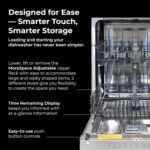 Kenmore 24" Built-in Stainless Steel Tub Dishwasher SmartWash, UltraWash, SmartDry Plus, MoreSpace Adjustable Rack, Energy Star Certified, Fingerprint Resistant - Image 6