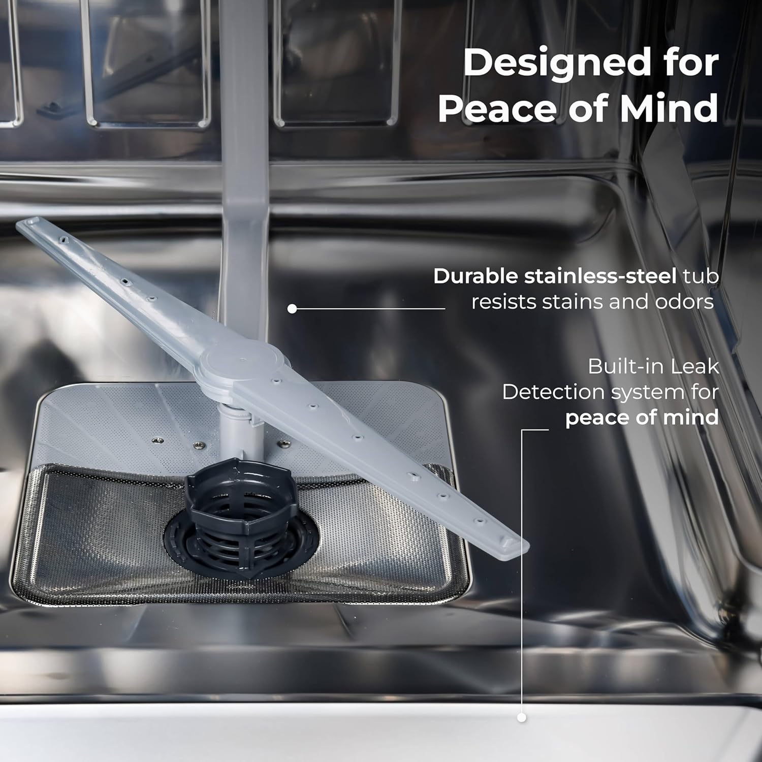 1759520737_Kenmore-24-Built-in-Stainless-Steel-Tub-Dishwasher-SmartWash-UltraWash-SmartDry-Plus-MoreSpace-Adjustable-Rack-Energy-Star-Certified-Fingerprint-Resistant.jpg Kenmore 24" Built-in Stainless Steel Tub Dishwasher SmartWash, UltraWash, SmartDry Plus, MoreSpace Adjustable Rack, Energy Star Certified, Fingerprint Resistant - Image 7