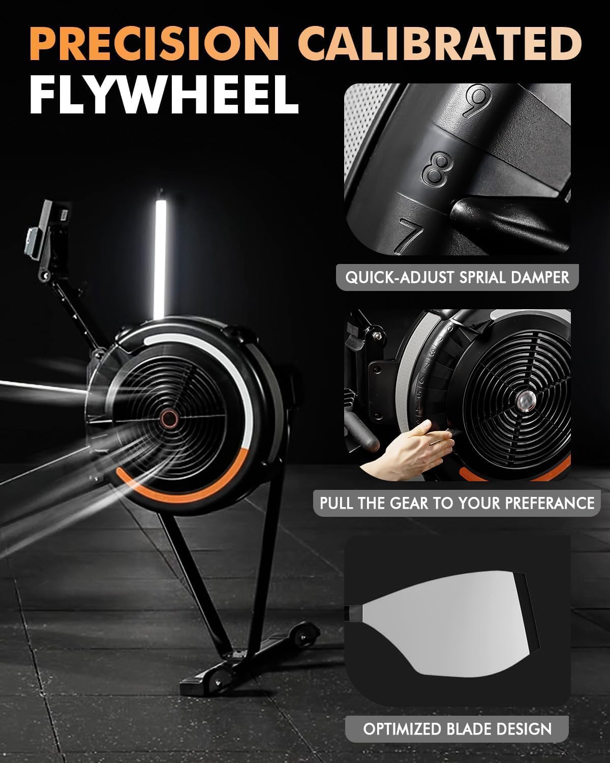 1759520794_GMWD-Air-Rowing-Machines-for-Home-10-Level-Adjustable-Resistance-Professional-Rower-Machine-with-Performance-Monitor-Ergonomic-Comfort-Seat-Device-Holder-Easy-Storage-Lava-Flow-Series.jpg GMWD Air Rowing Machines for Home, 10-Level Adjustable Resistance Professional Rower Machine with Performance Monitor, Ergonomic Comfort Seat, Device Holder & Easy Storage, Lava Flow Series - Image 4