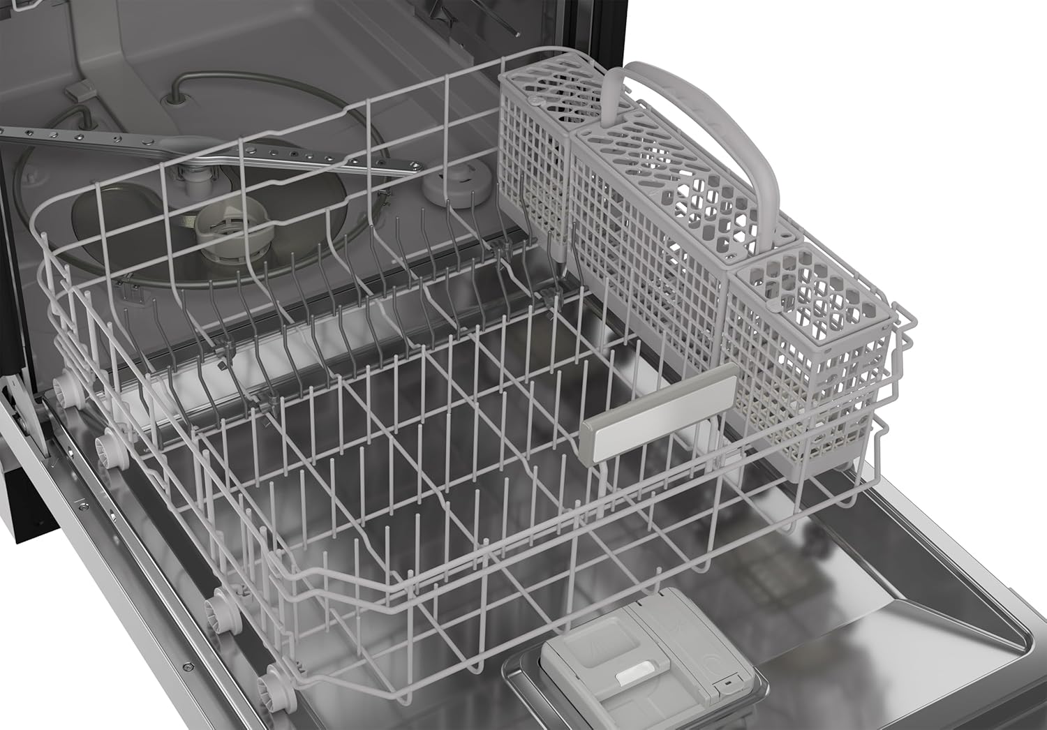 1759520794_Sharp-SDW6504MS-Stainless-Steel-Dishwasher-24-inch-Pocket-Handle-52-dB-Hybrid-Tub-12-Place-Settings-5-Cycles-Heated-Dry.jpg Sharp SDW6504MS Stainless Steel Dishwasher, 24-inch Pocket Handle, 52 dB, Hybrid Tub, 12 Place Settings, 5 Cycles, Heated Dry - Image 7