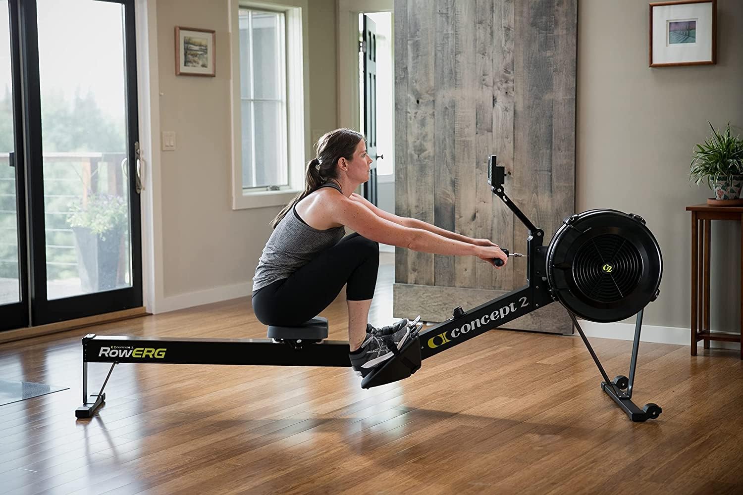 1759520882_Concept2-Model-D-Upgraded-New-Rowing-Machine-Indoor-Rowing-Machine-for-Exercise-Control-Your-Workout-Intensity-with-PM5-Performance-Monitor-and-Bundled-with-HogoR-Cleaning-Cloth.jpg Concept2 Model D Upgraded New Rowing Machine Indoor Rowing Machine for Exercise Control Your Workout Intensity with PM5 Performance Monitor and Bundled with HogoR Cleaning Cloth - Image 3