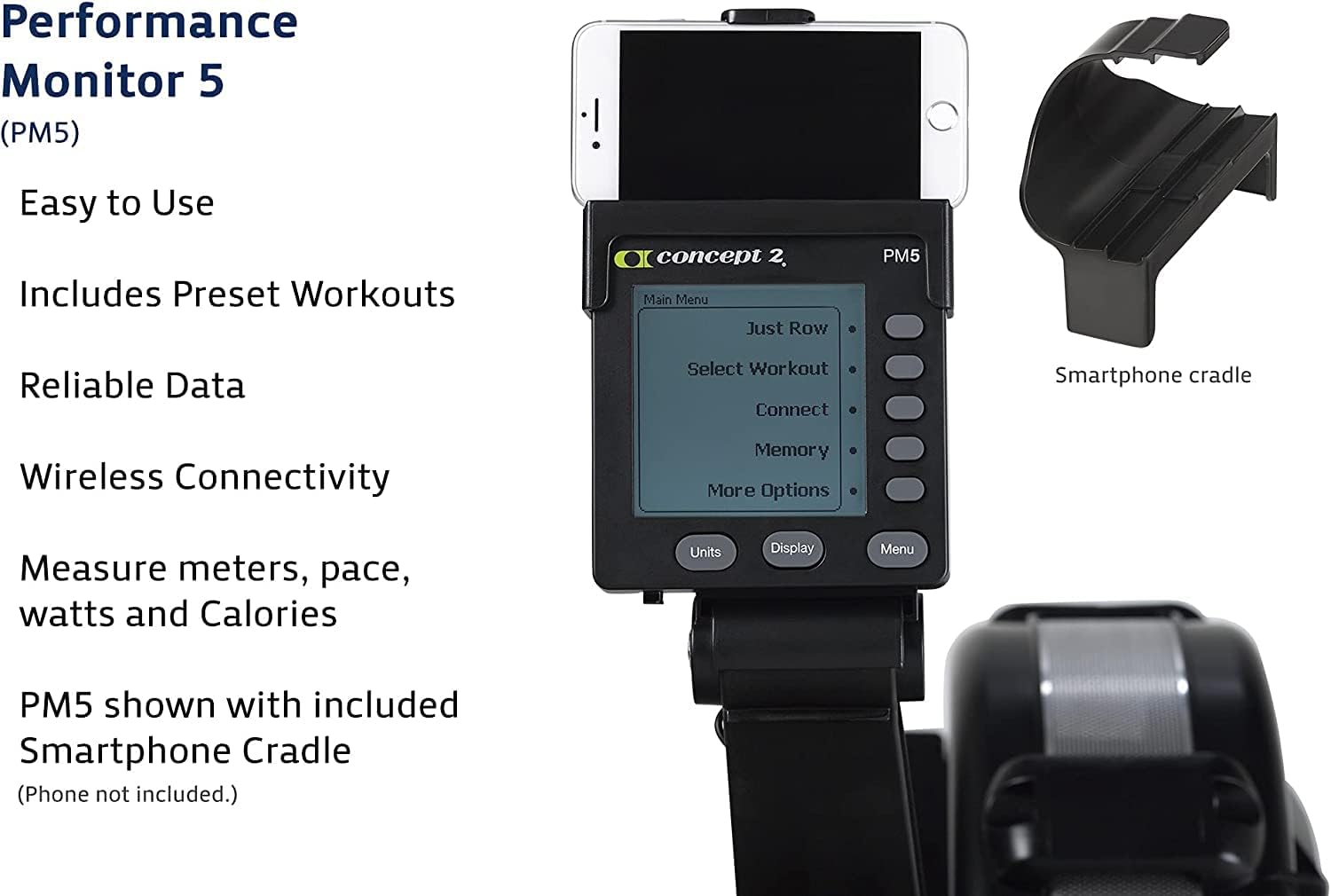 1759520884_Concept2-Model-D-Upgraded-New-Rowing-Machine-Indoor-Rowing-Machine-for-Exercise-Control-Your-Workout-Intensity-with-PM5-Performance-Monitor-and-Bundled-with-HogoR-Cleaning-Cloth.jpg Concept2 Model D Upgraded New Rowing Machine Indoor Rowing Machine for Exercise Control Your Workout Intensity with PM5 Performance Monitor and Bundled with HogoR Cleaning Cloth - Image 4