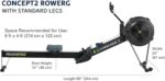 Concept2 Model D Upgraded New Rowing Machine Indoor Rowing Machine for Exercise Control Your Workout Intensity with PM5 Performance Monitor and Bundled with HogoR Cleaning Cloth - Image 6