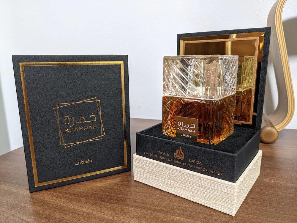 1759525814_Lattafa-Khamrah-Vanilla-Warm-Spicy-Amber-Cinnamon-Eau-de-Parfum-Long-Lasting-Fragrance-for-Unisex-3.40-Ounce-100-ml.jpg Lattafa Khamrah - Vanilla, Warm Spicy, Amber, Cinnamon - Eau de Parfum Long-Lasting Fragrance for Unisex, 3.40 Ounce / 100 ml - Image 7