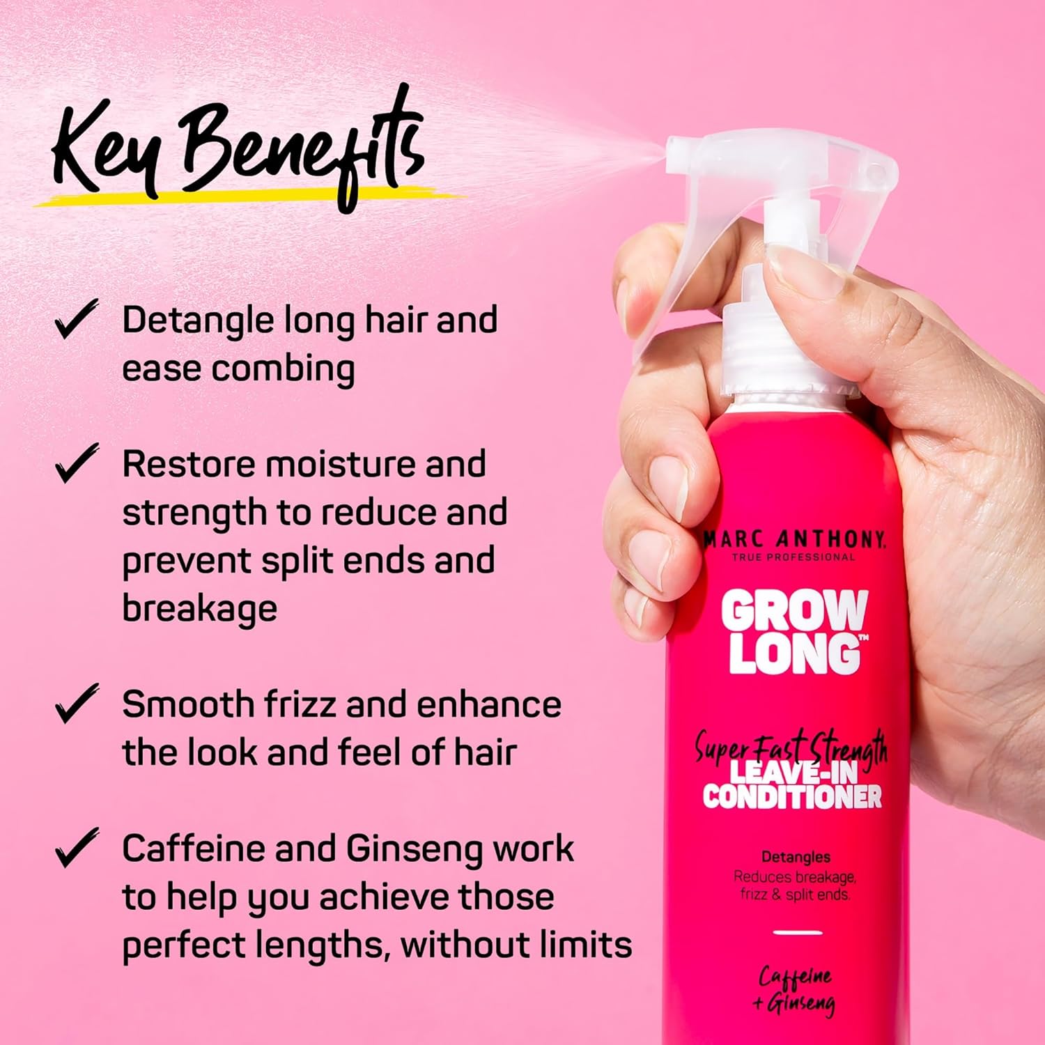 1759525871_Marc-Anthony-Leave-In-Conditioner-Spray-Detangler-Grow-Long-Biotin-Anti-Frizz-Deep-Conditioner-For-Split-Ends-Breakage-Vitamin-E-Caffeine-Ginseng-for-Curly-Dry-Damaged-Hair.jpg Marc Anthony Leave-In Conditioner Spray & Detangler, Grow Long Biotin - Anti-Frizz Deep Conditioner For Split Ends & Breakage - Vitamin E, Caffeine & Ginseng for Curly, Dry & Damaged Hair - Image 3