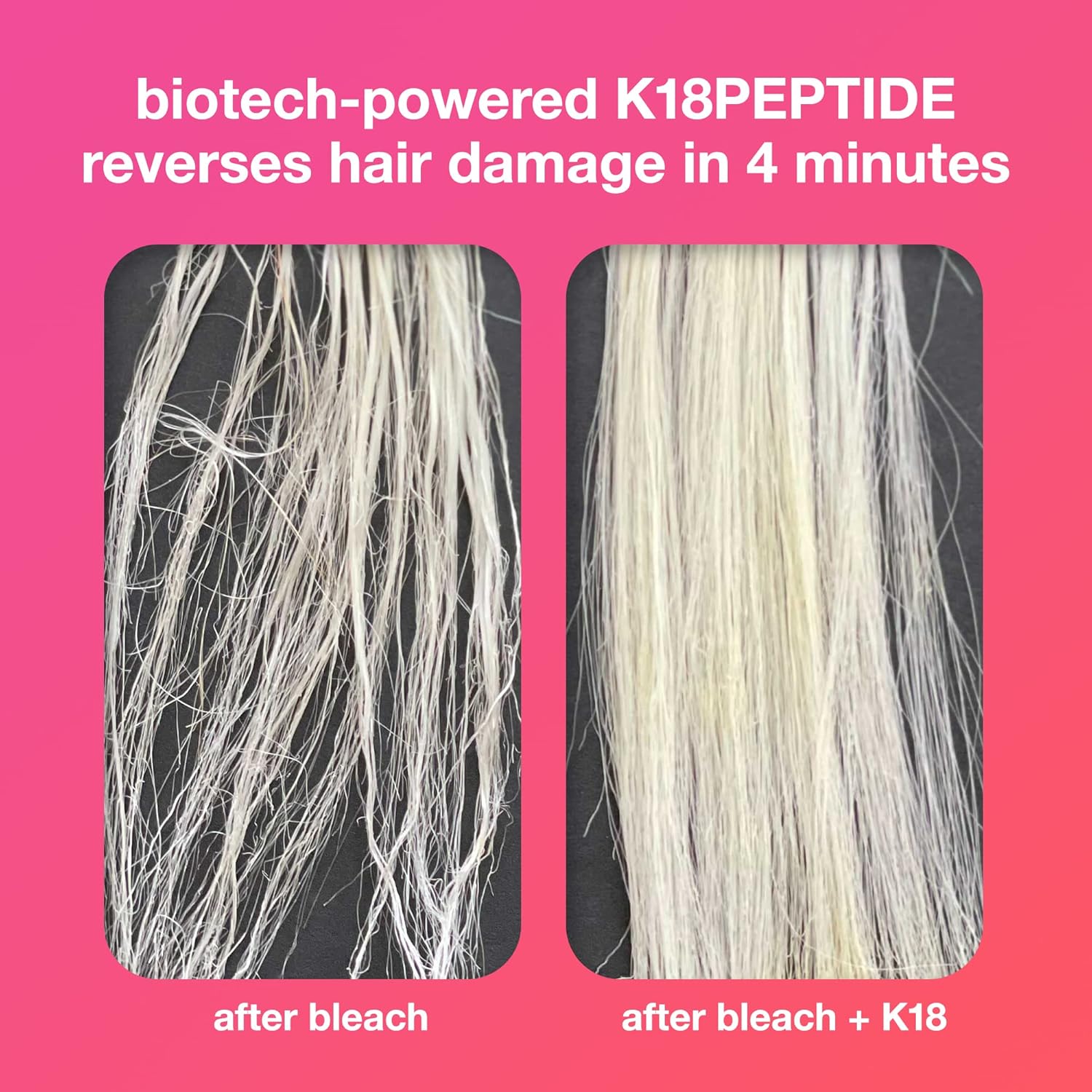 1759525960_K18-Leave-In-Molecular-Hair-Mask-Repairs-Dry-or-Damaged-Hair-Reverse-Hair-Damage-from-Bleach-Color-Chemical-Services-Heat.jpg K18 Leave-In Molecular Hair Mask, Repairs Dry or Damaged Hair, Reverse Hair Damage from Bleach, Color, Chemical Services & Heat - Image 4