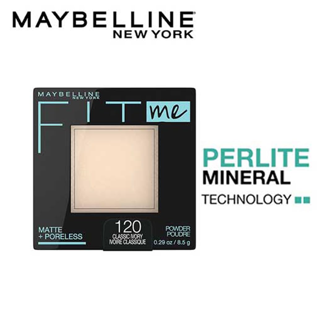 1759525969_Maybelline-Fit-Me-Matte-Poreless-Pressed-Face-Powder-Makeup-Setting-Powder-Classic-Ivory-1-Count.jpg Maybelline Fit Me Matte + Poreless Pressed Face Powder Makeup & Setting Powder, Classic Ivory, 1 Count - Image 4
