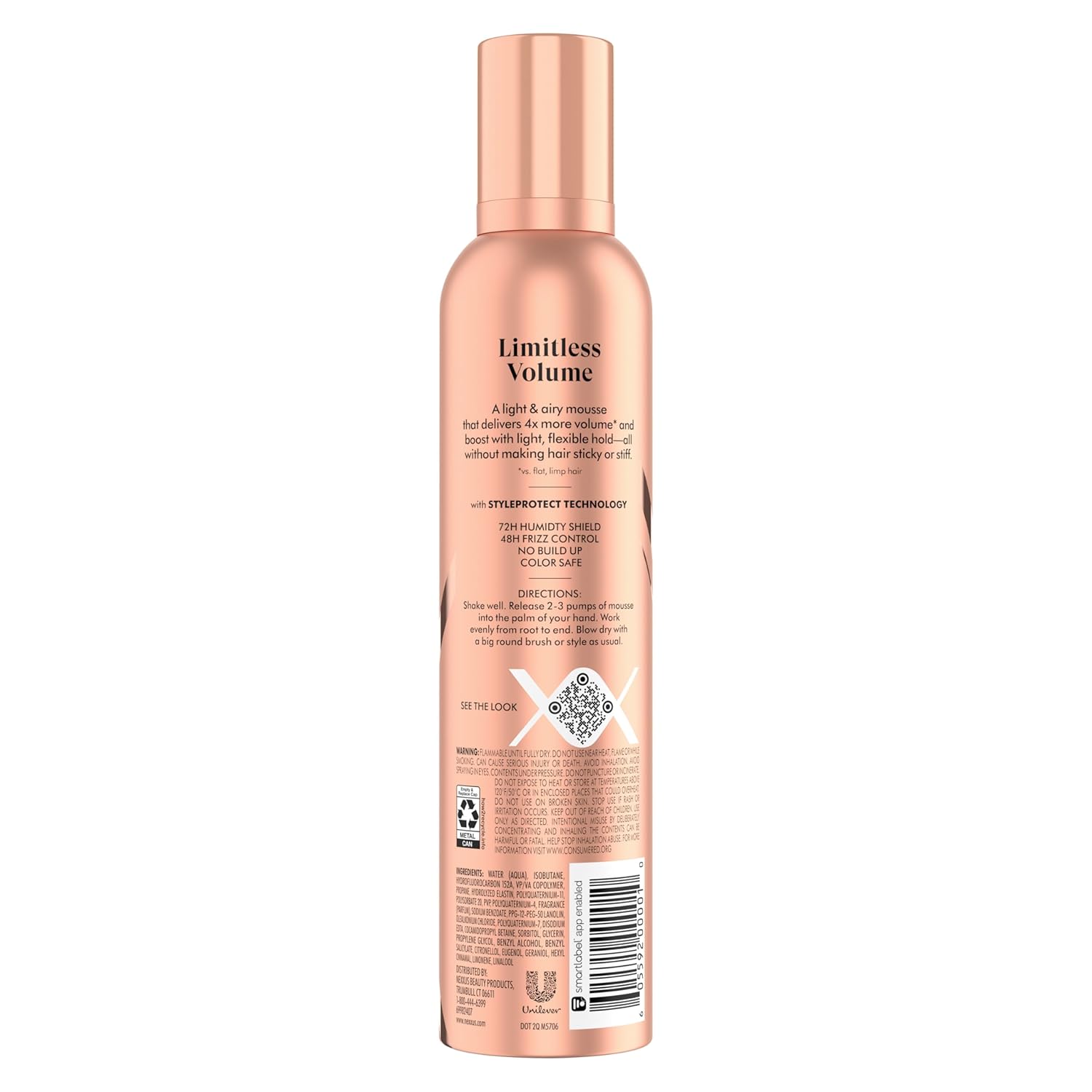 1759526024_Nexxus-Medium-Hold-Mousse-Volume-for-a-Light-Flexible-Hold-with-StyleProtect-Technology-10.6-oz.jpg Nexxus Medium Hold Mousse Volume for a Light, Flexible Hold, with StyleProtect Technology 10.6 oz - Image 3