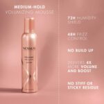Nexxus Medium Hold Mousse Volume for a Light, Flexible Hold, with StyleProtect Technology 10.6 oz - Image 4