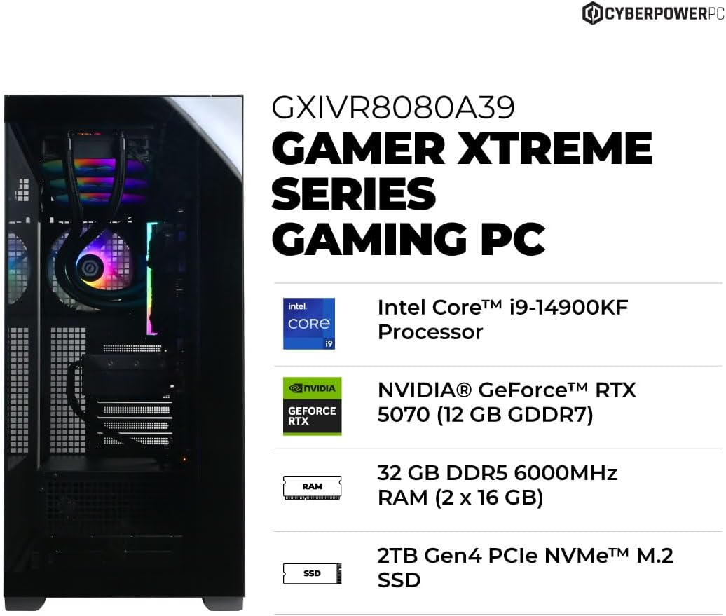 1759596501_CyberPowerPC-Gamer-Xtreme-VR-Gaming-PC-Intel-Core-i9-14900KF-3.2GHz-GeForce-RTX-5070-12GB-32GB-DDR5-2TB-PCIe-4.0-SSD-WiFi-Ready-Windows-11-Home-GXiVR8080A39.jpg CyberPowerPC Gamer Xtreme VR Gaming PC, Intel Core i9-14900KF 3.2GHz, GeForce RTX 5070 12GB, 32GB DDR5, 2TB PCIe 4.0 SSD, WiFi Ready & Windows 11 Home (GXiVR8080A39) - Image 3