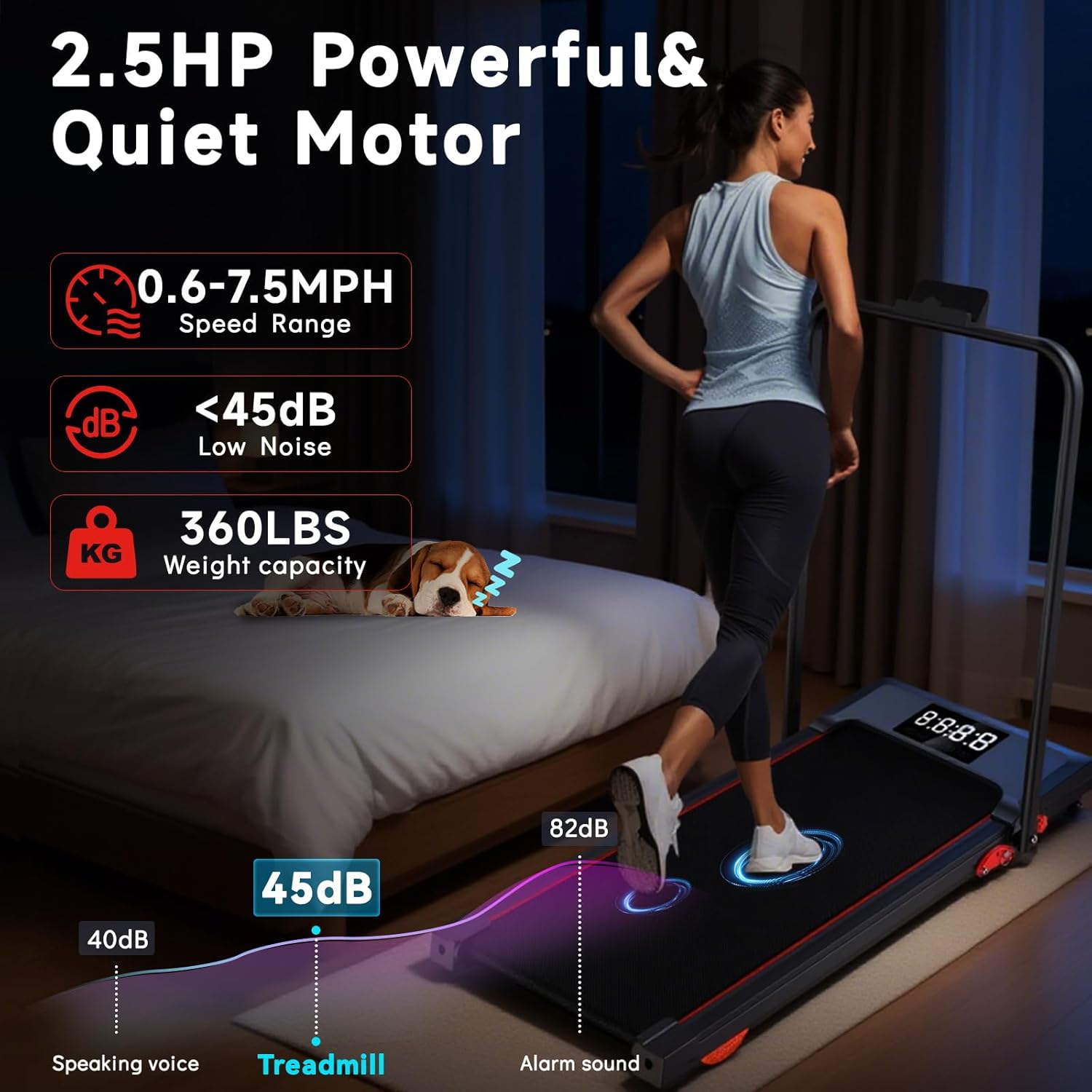1759602015_Walking-Pad-Treadmill-with-Incline-and-Handle-Bar-7.5MPH-Under-Desk-Treadmill-for-Home-Office-360-Lbs-Capacity-Portable-Treadmills-with-Remote-Control-Led-Display.jpg Walking Pad Treadmill with Incline and Handle Bar, 7.5MPH Under Desk Treadmill for Home Office, 360 Lbs Capacity Portable Treadmills with Remote Control, Led Display - Image 6