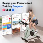 Superun Exercise Bike, Stationary Bikes for Home Gym with 32-Level Magnetic Resistance, 300LBS Capacity Indoor Cycling Bike with Comfortable Seat, LED Display - Image 6