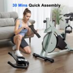 Superun Exercise Bike, Stationary Bikes for Home Gym with 32-Level Magnetic Resistance, 300LBS Capacity Indoor Cycling Bike with Comfortable Seat, LED Display - Image 8