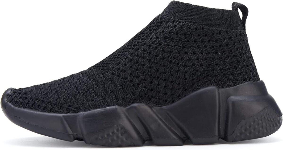 Santiro Boys Shoes Girls Sock Shoes Breathable Knit Slip On Shoes - Image 3