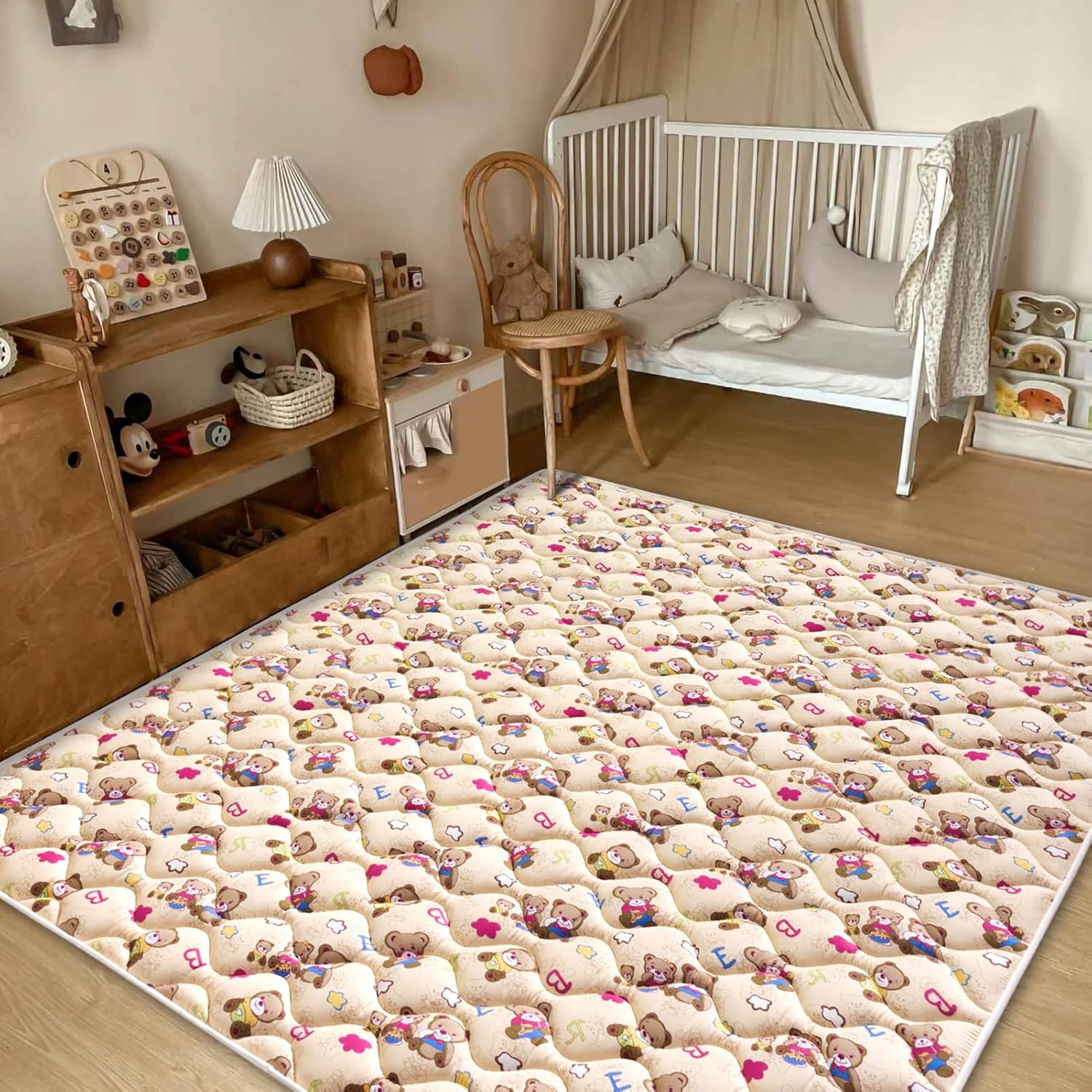 1759603731_Baby-Play-Mat-71-X-59Premium-Thicker-Foam-One-Piece-Crawling-Mat-Machine-Washable-Extra-Large-Anti-Slip-Activity-Playmat-for-Babies-Toddlers-Infants.jpg Baby Play Mat - 71" X 59",Premium Thicker Foam One-Piece Crawling Mat, Machine Washable, Extra Large Anti-Slip Activity Playmat for Babies, Toddlers & Infants - Image 7