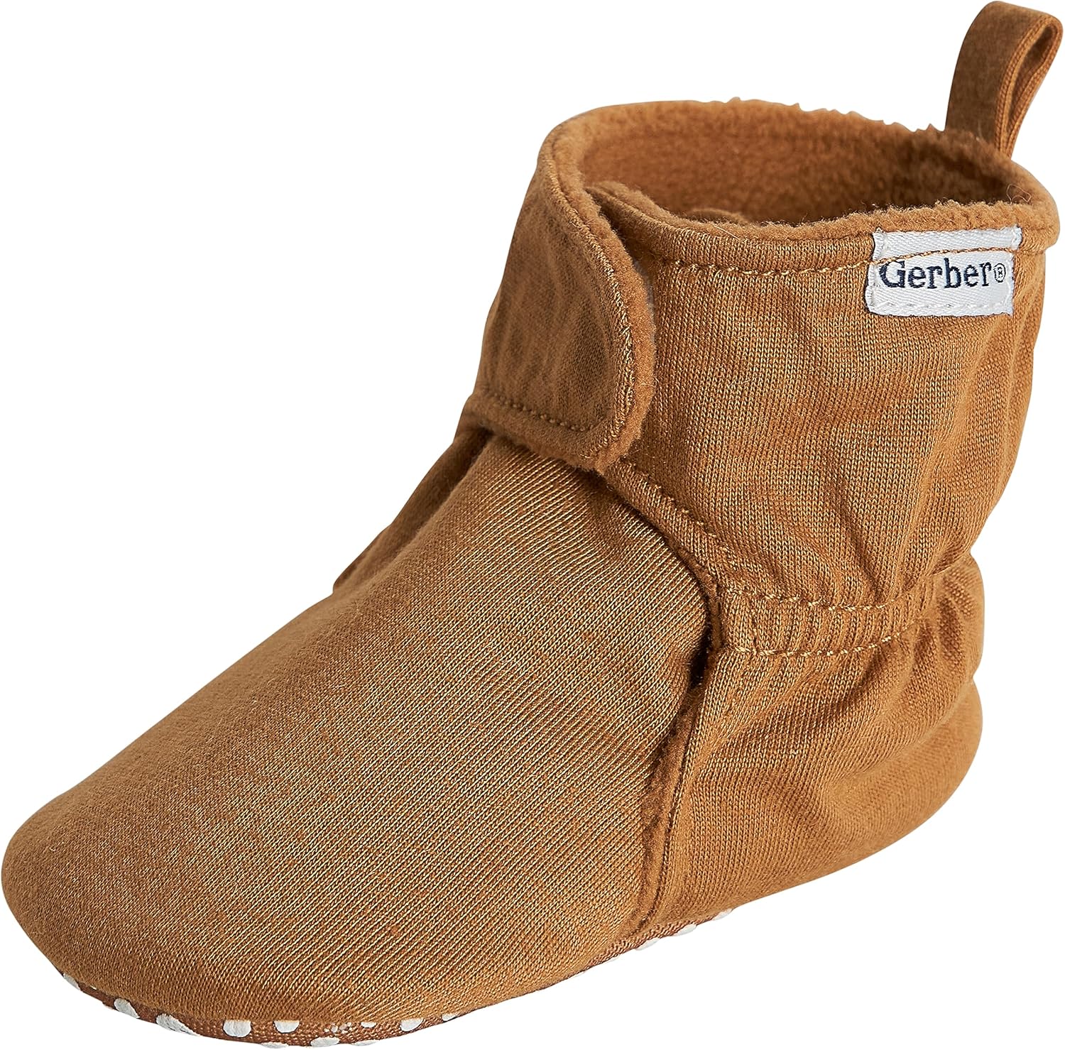 1759604180_Gerber-Baby-Fleece-Lined-Wrap-Fasten-Non-Skid-Soft-Slipper-Booties.jpg Gerber Baby Fleece Lined Wrap Fasten Non Skid Soft Slipper Booties - Image 4