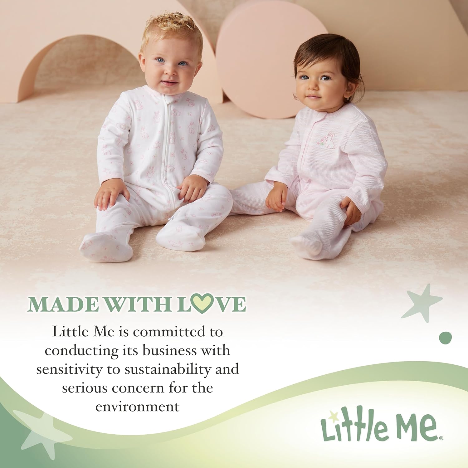 1759604965_Little-Me-Clothes-for-Baby-Unisex-Gender-Neutral-Sleeper-and-Cap-Set-100-Cotton-Scratch-Free-Tag-Preemie-to-9-Months.jpg Little Me Clothes for Baby Unisex Gender Neutral Sleeper and Cap Set, 100% Cotton Scratch-Free Tag, Preemie to 9 Months - Image 8