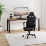 Razer Enki X Essential Gaming Chair: All-Day Comfort - Built-in Lumbar Arch - Optimized Cushion Density - Dual-Textured, Eco-Friendly Synthetic Leather - Adjustable 152-degree Recline - Black - Image 3