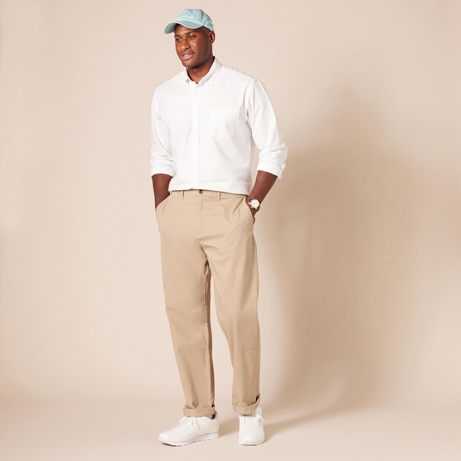 1759607344_Amazon-Essentials-Mens-Long-Sleeve-Shirts-Casual-Regular-Fit-Pocket-Oxford.jpg Amazon Essentials Men's Long Sleeve Shirts Casual - Regular-Fit Pocket Oxford - Image 6