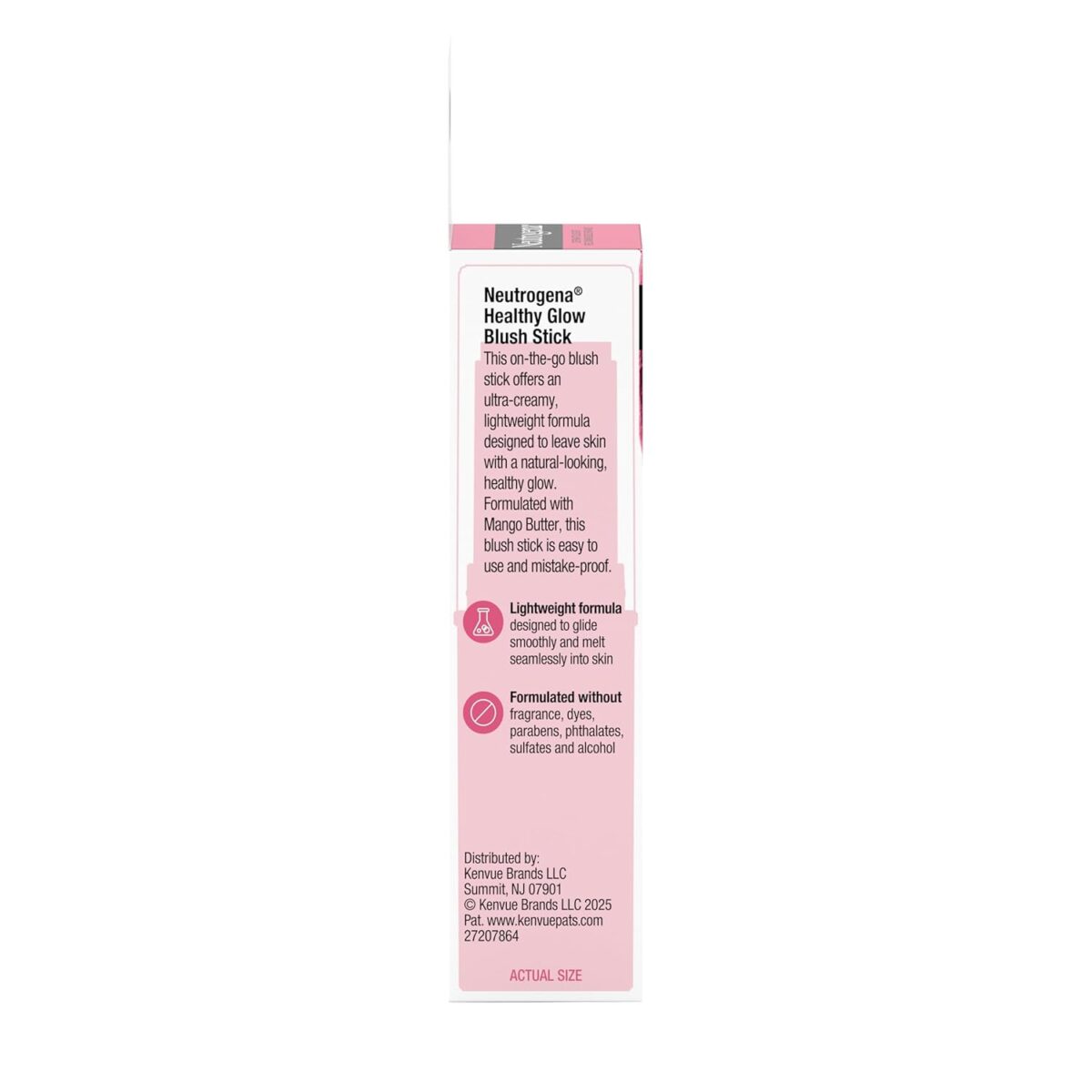 Neutrogena Healthy Glow Blush Stick, Easy to Use Lightweight Makeup, Ultra Creamy Cheek Color with Mango Butter Leaves Skin with a Natural Looking Colo, Petal Pink, 0.3 oz - Image 6