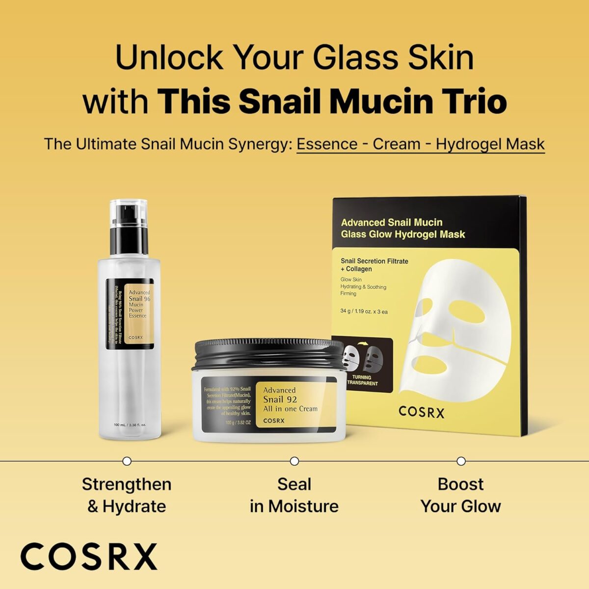 COSRX Snail Mucin Repairing Serum 100ml, Hydrating Serum for Face with Snail Secretion Filtrate for Dull Skin & Fine Lines, Korean Skin Care - Image 8