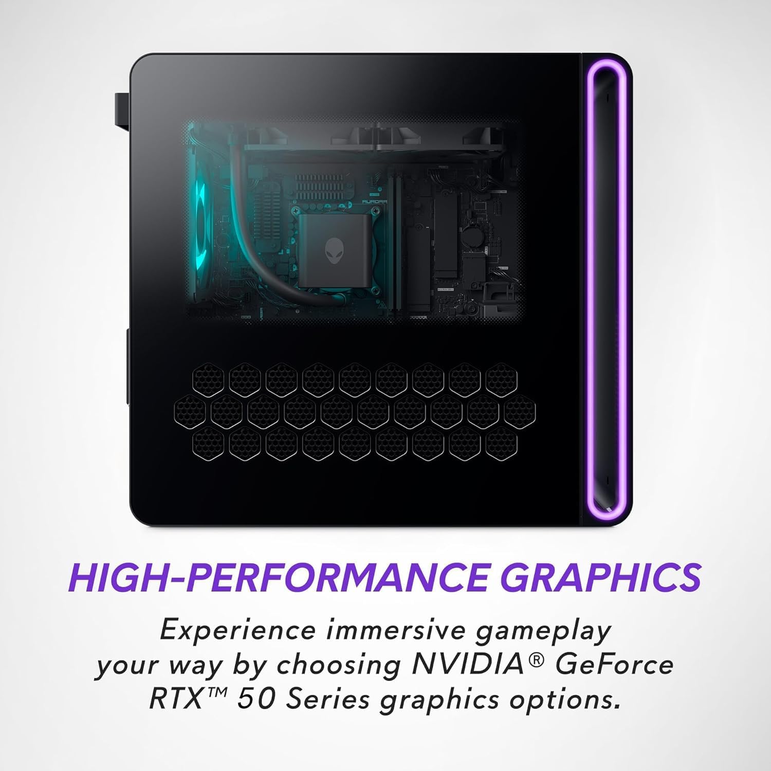 1759683244_Alienware-2025-Aurora-R16-Gaming-Desktop-PC-Intel-24-Core-Ultra-9-285K-NVIDIA-RTX-5080-16GB-GDDR7-Graphics-32GB-DDR5-2TB-SDD-2TB-HDD-WiFi-7-Win-11-Pro-1000W-Liquid-Cooled-wAccessories.jpg Alienware 2025 Aurora R16 Gaming Desktop PC - Intel 24-Core Ultra 9 285K, NVIDIA RTX 5080 16GB GDDR7 Graphics, 32GB DDR5, 2TB SDD, 2TB HDD, WiFi 7, Win 11 Pro, 1000W Liquid Cooled, w/Accessories - Image 4