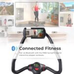 Sunny Health & Fitness 2-in-1 Premium Power Stepper with 400lbs Weight Capacity and Resistance Bands, Low-Impact Cardio, Space-Saving, Height-Adjustable, with Bluetooth and Free SunnyFit App - Image 5