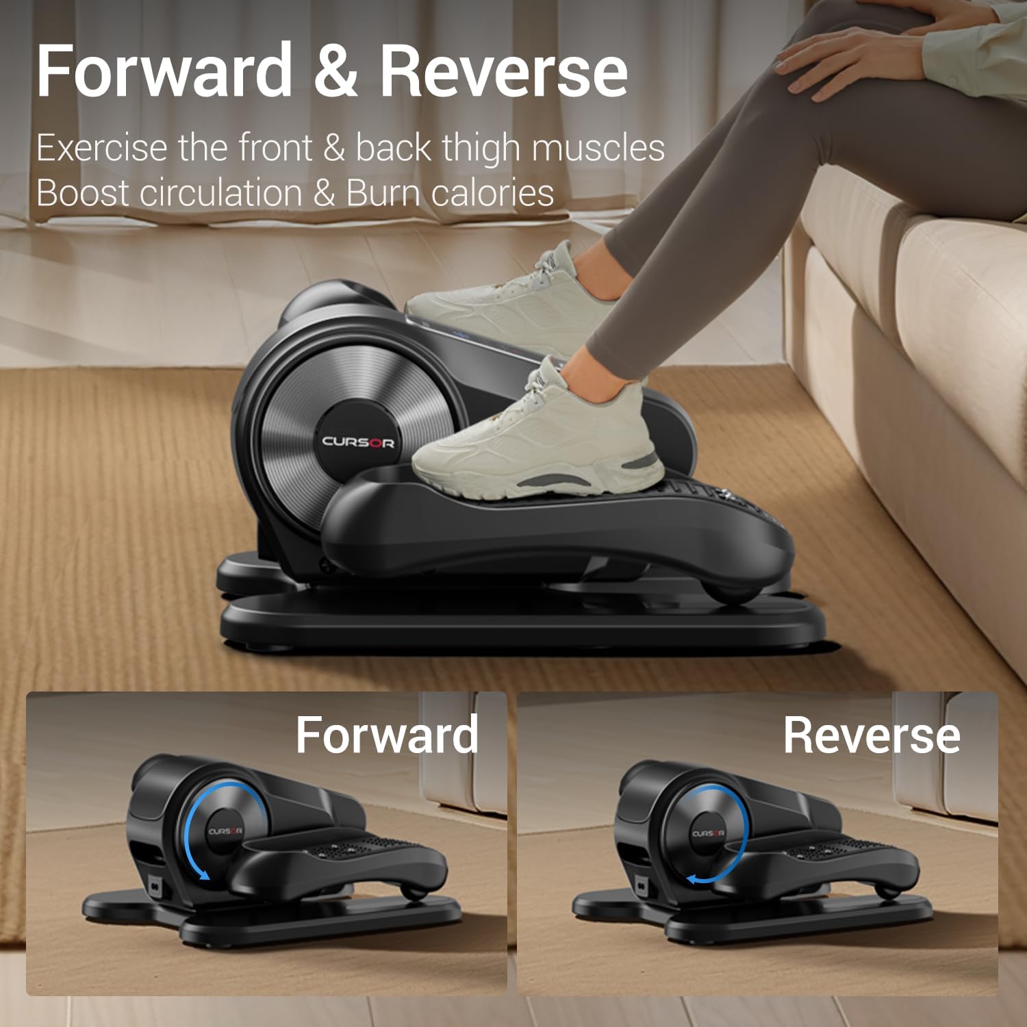 1759688934_Under-Desk-Elliptical-Machine-Electric-Seated-Pedal-Exerciser-Mini-Ellipse-Leg-Exerciser-with-Remoter-12-Level-Speeds-Forward-Reverse-Direction-Manual-Auto-Mode-for-Home-Office.jpg Under Desk Elliptical Machine, Electric Seated Pedal Exerciser, Mini Ellipse Leg Exerciser with Remoter, 12 Level Speeds, Forward & Reverse Direction, Manual & Auto Mode for Home Office - Image 5