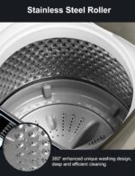 Portable Washing Machine - 2.0 Cu.ft Portable Washer Full-Automatic With LED Display, Compact Washer Ideal for Apartments, Homes, and Dorms, 10 Wash Cycles, Low Noise, IPX4 with Drain Pump - Image 8