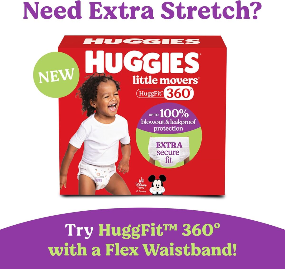 Huggies Size 5 Diapers, Little Movers Baby Diapers, Size 5 (27+ lbs), 132 Count (2 Packs of 66), Packaging May Vary - Image 15