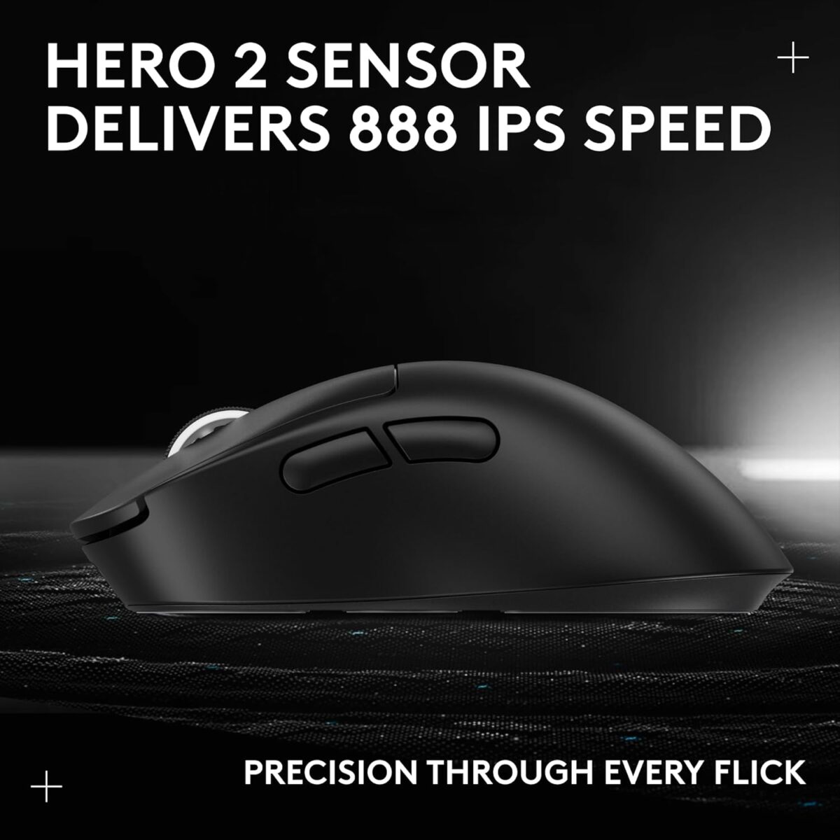 Logitech G PRO X Superlight 2 DEX Wireless Gaming Mouse, 60g pro-Grade Right-Handed Mouse with 5 programmable Buttons, USB-C Charging, 44k DPI Sensor, up to 8 kHz Polling for PC/Mac - Black - Image 14