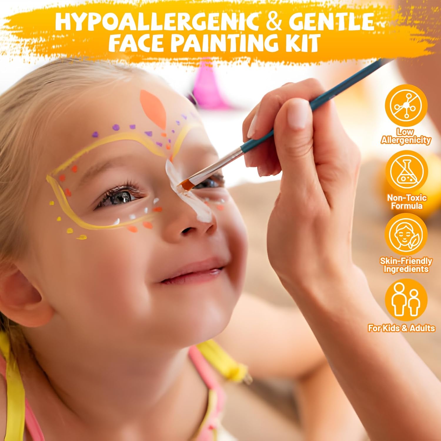 1759693156_54-Colors-Face-Painting-Kit-for-Kids-Non-Toxic-Water-Activated-Face-Paint-Palette-Facepaint-Makeup-Kit-with-Brushes-Stencils-Gems-for-Festivals-Halloween-Carnival-Birthday-Parties.jpg 54 Colors Face Painting Kit for Kids, Non-Toxic Water Activated Face Paint Palette, Facepaint Makeup Kit with Brushes, Stencils, Gems, for Festivals, Halloween, Carnival, Birthday Parties - Image 3
