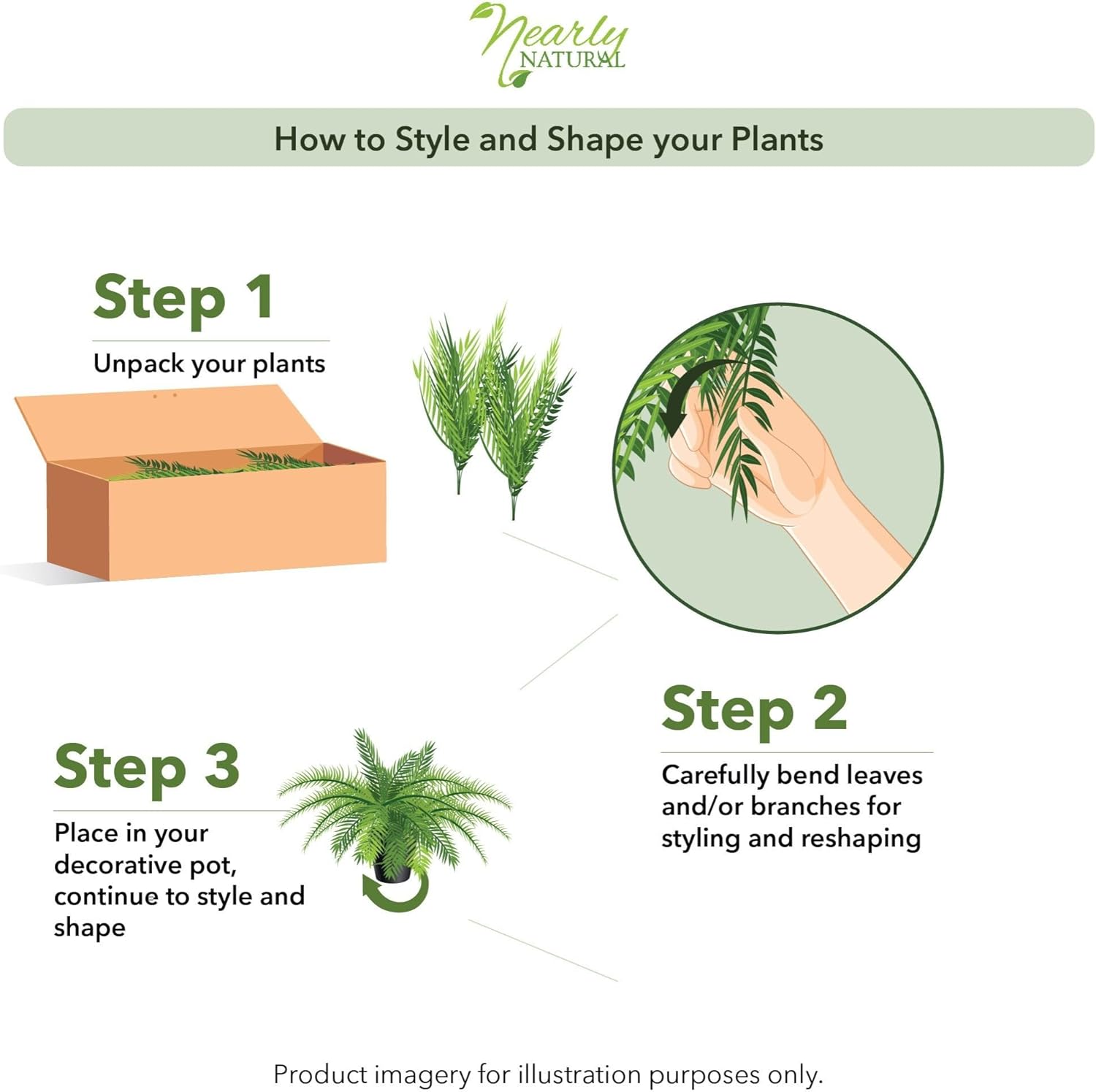 1759693534_Nearly-Natural-48-in-Artificial-Boston-Fern-Set-of-2-Large-Hanging-Fake-Plant-Wall-Decor-with-67-Fronds-Faux-Fern-Vines-that-Look-Real-for-Home-and-Office-Decor.jpg Nearly Natural 48-in Artificial Boston Fern, Set of 2, Large Hanging Fake Plant Wall Decor with 67 Fronds, Faux Fern Vines that Look Real for Home and Office Decor - Image 7