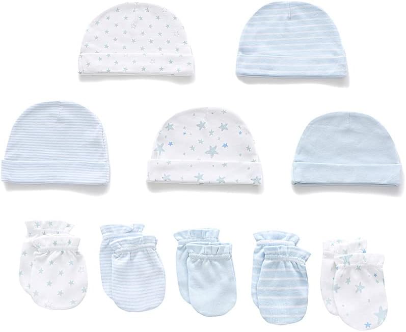 1759694857_Newborn-Baby-Boy-Girl-Caps-Mittens-Socks-Set-Cotton-Baby-Essentials-Accessories-HatsGlovesSocks.jpg Newborn Baby Boy Girl Caps Mittens Socks Set Cotton Baby Essentials Accessories (Hats+Gloves+Socks) - Image 3