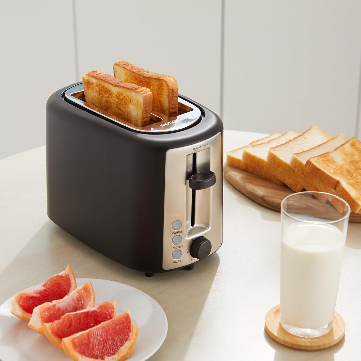 1759733309_Amazon-Basics-2-Slice-Toaster-With-6-Browning-Settings-Extra-Wide-Slots-For-Bagels-and-Special-Breads-Removable-Easy-to-Clean-Crumb-Tray-CancelDefrostBagel-Buttons-900W-Black-Silver.jpg Amazon Basics 2 Slice Toaster, With 6 Browning Settings, Extra Wide Slots For Bagels and Special Breads, Removable Easy-to-Clean Crumb Tray, Cancel/Defrost/Bagel Buttons, 900W, Black & Silver - Image 6