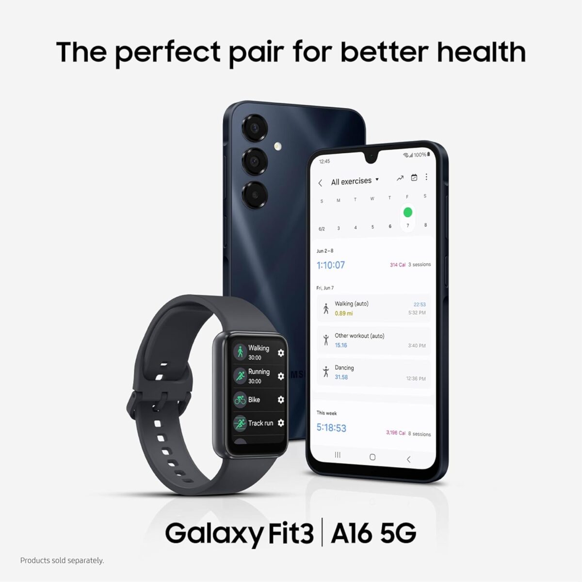 Samsung Galaxy A16 5G A Series, Unlocked Android Smartphone, Large AMOLED Display, Durable Design, Super Fast Charging, Expandable Storage, 5G Connectivity, US Version, 2025, Blue Black - Image 6