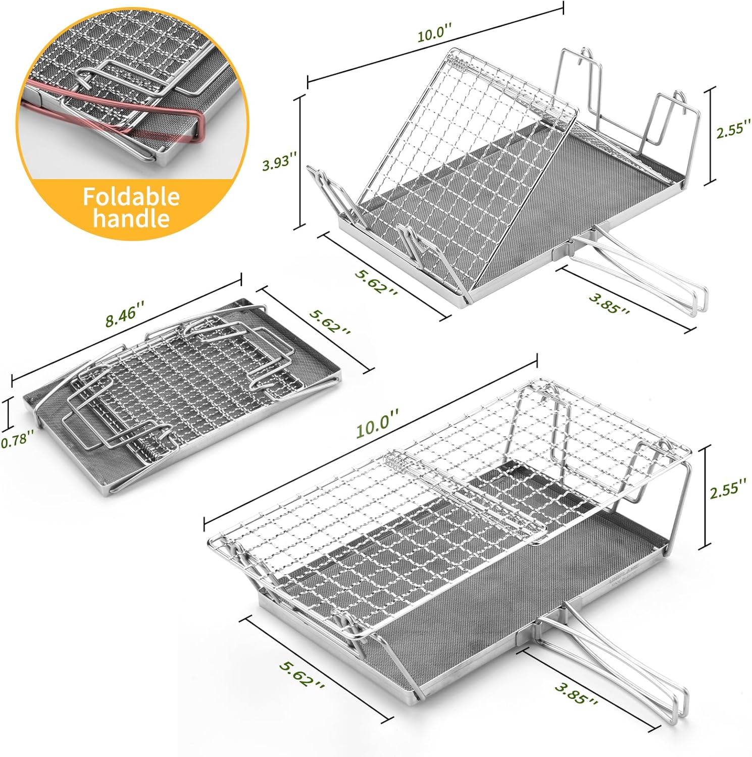 1759733361_Foldable-Camping-ToasterStainless-Steel-Collapsible-Toaster-Rustproof-Heat-Resistant-Design-for-Hiking-Picnic-and-Outdoor-Use.jpg Foldable Camping Toaster,Stainless Steel Collapsible Toaster Rustproof & Heat-Resistant Design for Hiking, Picnic and Outdoor Use - Image 3