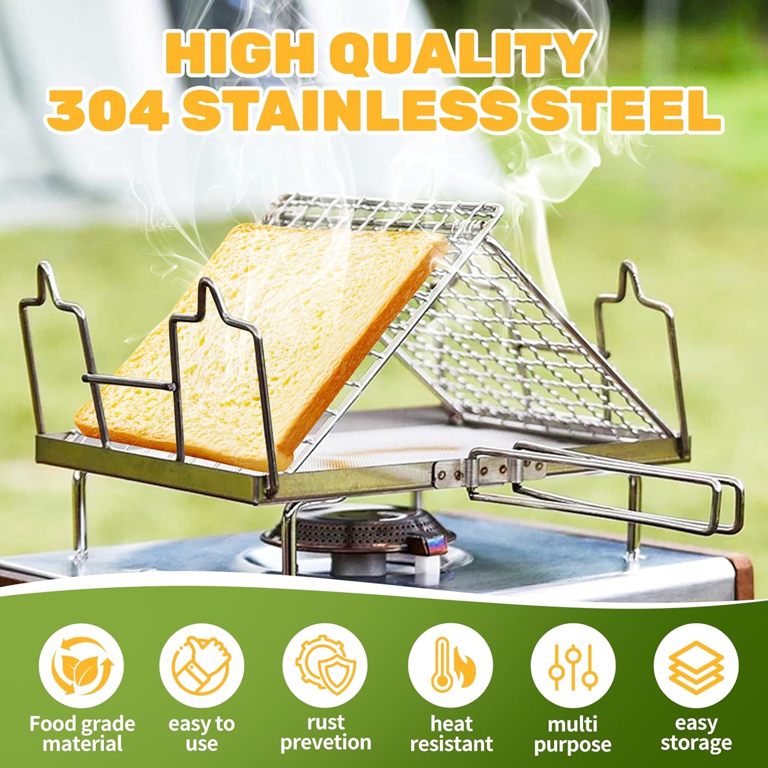 1759733367_Foldable-Camping-ToasterStainless-Steel-Collapsible-Toaster-Rustproof-Heat-Resistant-Design-for-Hiking-Picnic-and-Outdoor-Use.jpg Foldable Camping Toaster,Stainless Steel Collapsible Toaster Rustproof & Heat-Resistant Design for Hiking, Picnic and Outdoor Use - Image 6