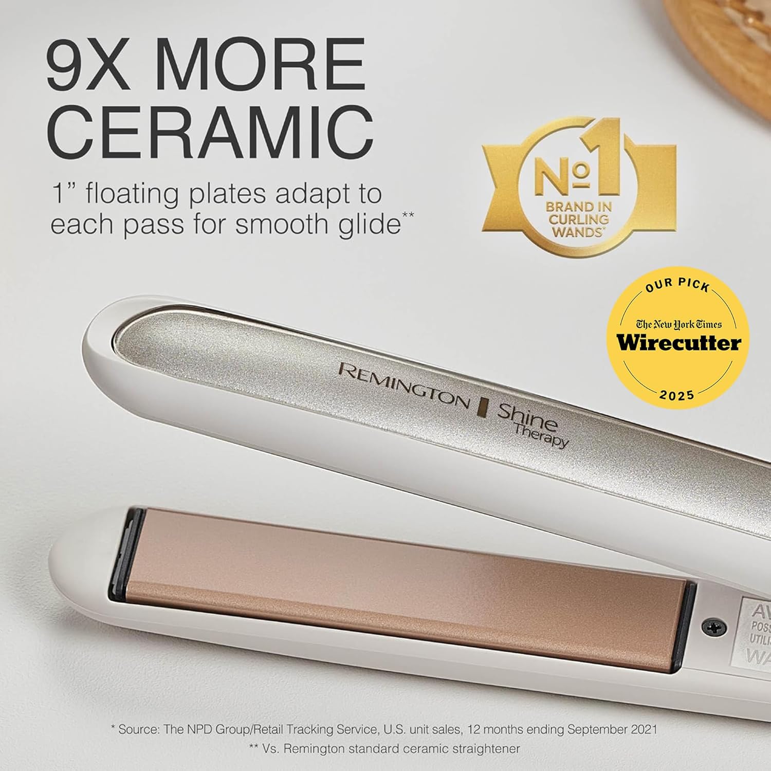 1759733427_Remington-Shine-Therapy-1-inch-Hair-Straightener-Iron-Flat-Iron-Infused-with-Argan-Oil-Keratin-Professional-Ceramic-Flat-Iron-for-Less-Frizz-Shines-and-Smooth-Styling-Tools.jpg Remington Shine Therapy 1 inch Hair Straightener Iron, Flat Iron Infused with Argan Oil & Keratin, Professional Ceramic Flat Iron for Less Frizz, Shines and Smooth, Styling Tools - Image 8