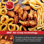 Emeril Lagasse Everyday 360 Stainless Steel Air Fryer, 360° Quick Cook Technology, XL capacity, 9-in-1, 12 Pre-Set Cooking Functions including Bake, Rotisserie, Broil, Pizza, Slow Cook, Toaster - Image 5
