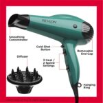 Revlon Volume Booster Hair Dryer | 1875W for Voluminous Lift and Body, (Green) - Image 7