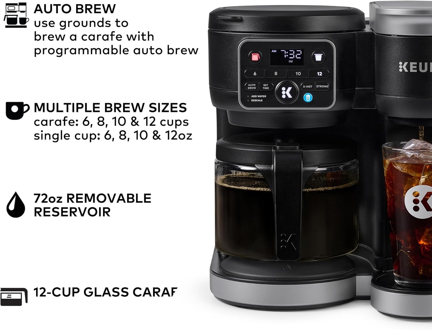 1759733614_Keurig-K-Duo-Hot-Iced-Single-Serve-Carafe-Coffee-Maker-MultiStream-Technology-72oz-Reservoir-Gen-2.jpg Keurig K-Duo Hot & Iced Single Serve & Carafe Coffee Maker, MultiStream Technology, 72oz Reservoir (Gen 2) - Image 4