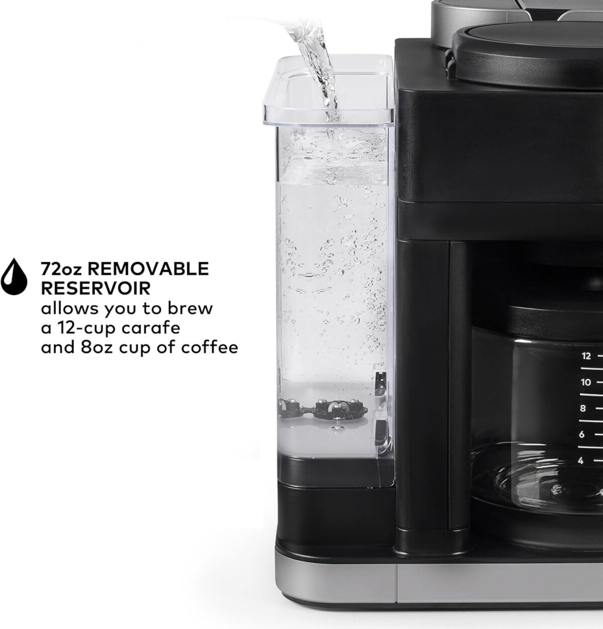 Keurig K-Duo Hot & Iced Single Serve & Carafe Coffee Maker, MultiStream Technology, 72oz Reservoir (Gen 2) - Image 8