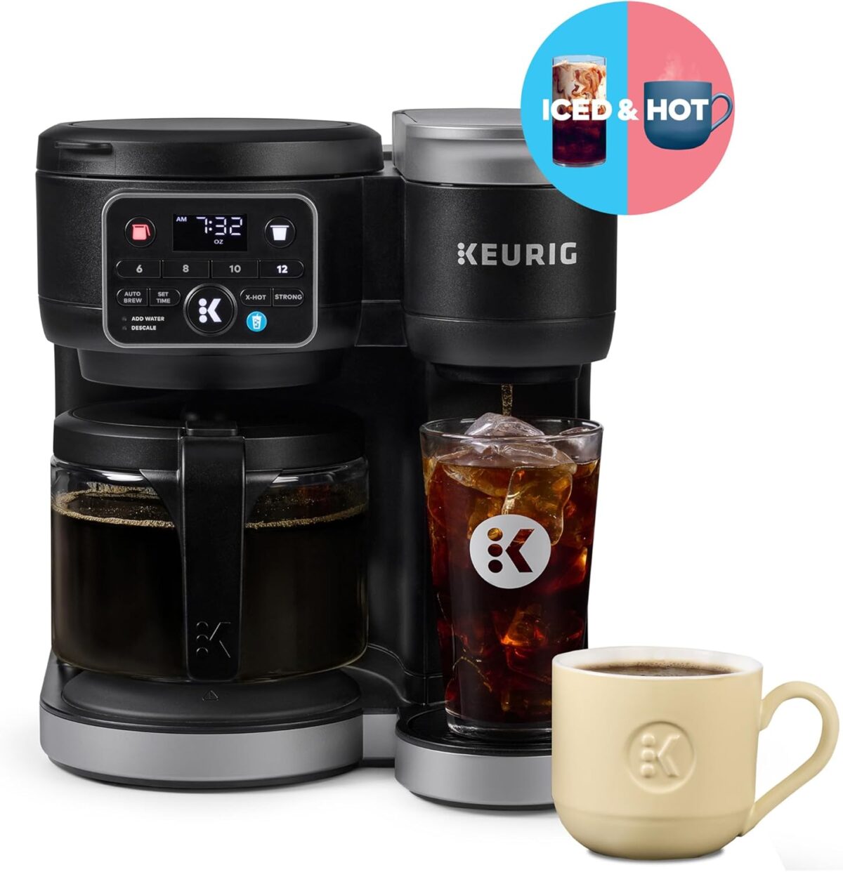 Keurig K-Duo Hot & Iced Single Serve & Carafe Coffee Maker, MultiStream Technology, 72oz Reservoir (Gen 2) - Image 10