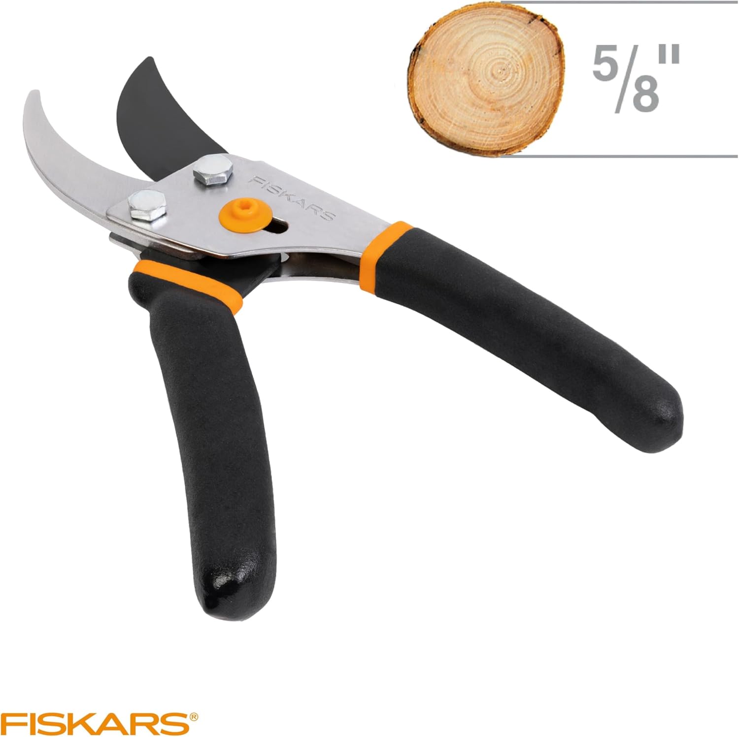1759733658_Fiskars-Bypass-Pruning-Shears-58-Inch-Cut-Capacity-Garden-Clippers-Gardening-Scissors-with-Sharp-Rust-Resistant-Steel-Blade.jpg Fiskars Bypass Pruning Shears, 5/8-Inch Cut Capacity Garden Clippers, Gardening Scissors with Sharp, Rust Resistant Steel Blade - Image 6